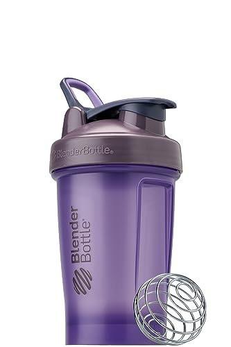 BlenderBottle Classic V2 Shaker Flasche für Proteinshakes und Pre-Workout, 20 oz, Lila