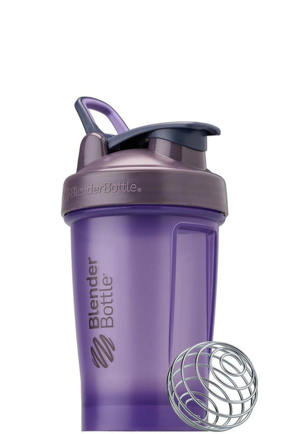 BlenderBottle Classic V2 Shaker Flasche für Proteinshakes und Pre-Workout, 20 oz, Lila