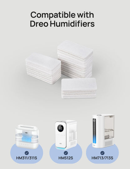 Dreo Aroma Pads 24er-Pack für Luftbefeuchter – Kompatible Duftkissen zur Raumbeduftung