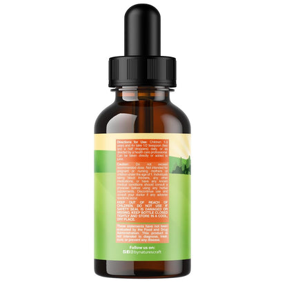 Natures Craft Kids DHA Omega 3 6 9 Tropfen – Flüssiges Omega-3 für Kinder mit EPA & ALA zur Unterstützung von Gehirn, Immunsystem und Sehkraft – 2 Fl Oz