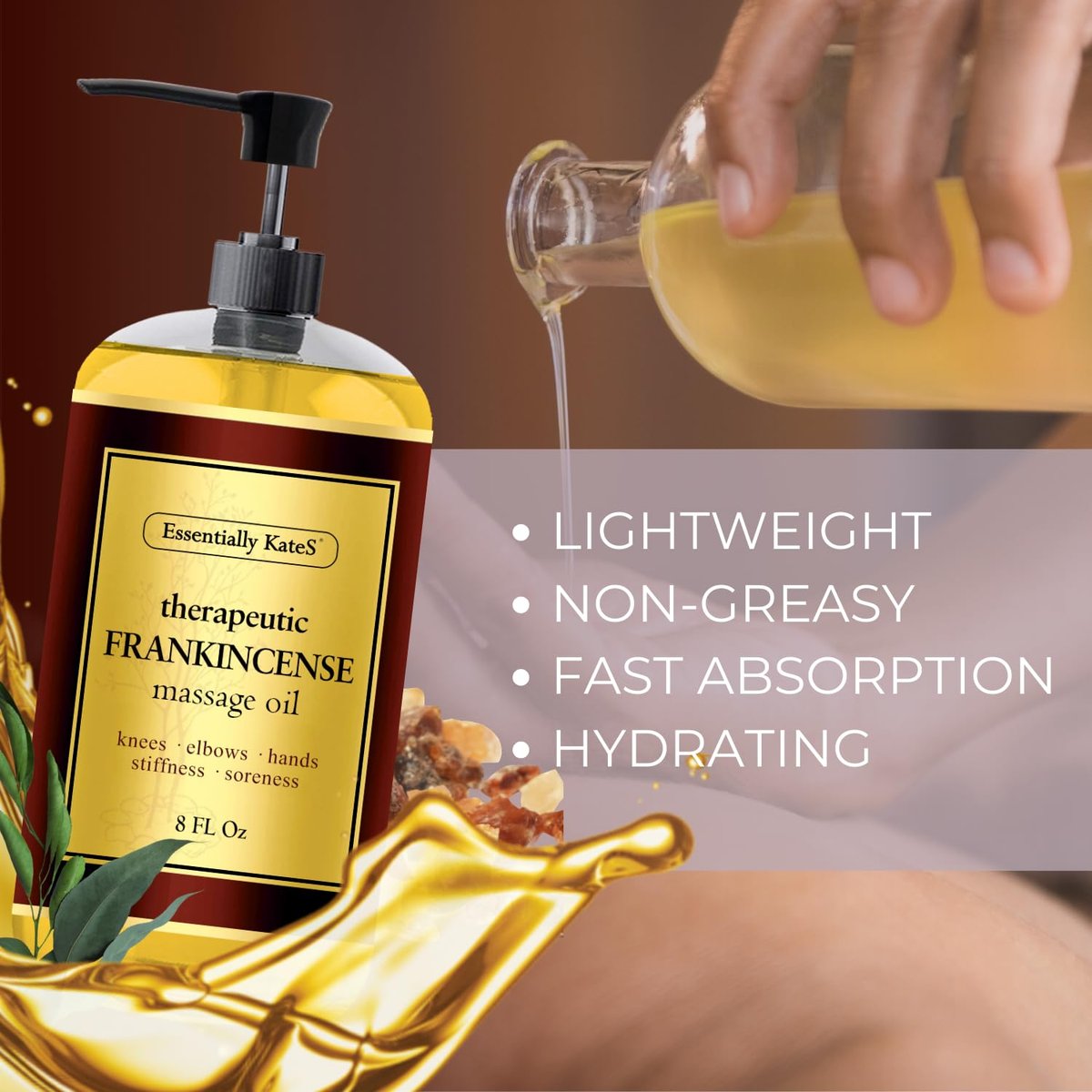 Essentially KateS Weihrauch Massageöl 240 ml