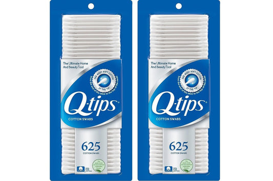 Q-tips Original Wattestäbchen aus 100% Baumwolle für Hygiene und Schönheitspflege, 625 Stück (2er-Pack)