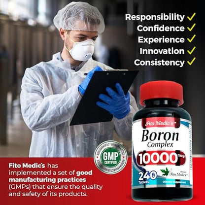 Lab | Boron | 10 mg | 240 Portionen | Boron Nahrungsergänzungsmittel