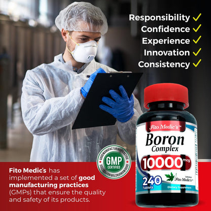 Lab | Boron | 10 mg | 240 Portionen | Boron Nahrungsergänzungsmittel