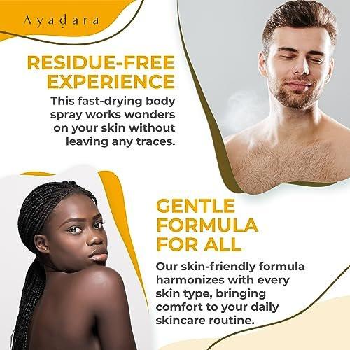 AYADARA Akne Körper Spray mit 2% Salicylsäure – gegen Rückenakne, Körperakne, Zystische Akne, Hormonelle Akne für Jugendliche & Erwachsene, 3er-Pack (4 Fl Oz pro Flasche)