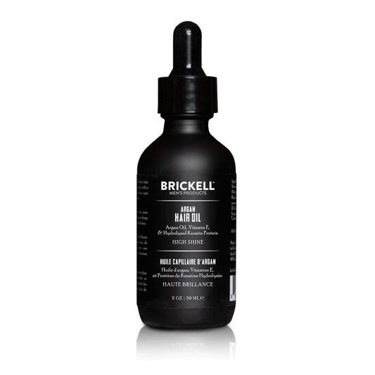 Brickell Männer Arganöl für das Haar – Natürliches und biologisches Haaröl für Männer, leichtes Haarbehandlungsöl, 60 ml, duftend