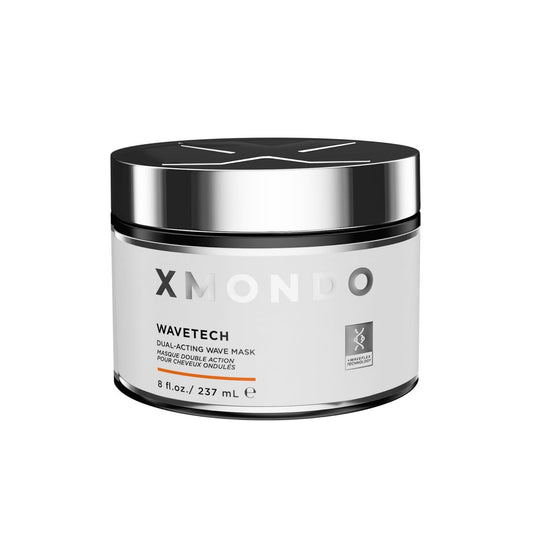 XMONDO Hair Wavetech Dual-Acting Wave Mask | Vegane Formel mit Hyaluronsäure und Sheabutter für tiefe Feuchtigkeit und Frizz-Kontrolle, Waveflex-Technologie für definierte Wellen, 236 ml