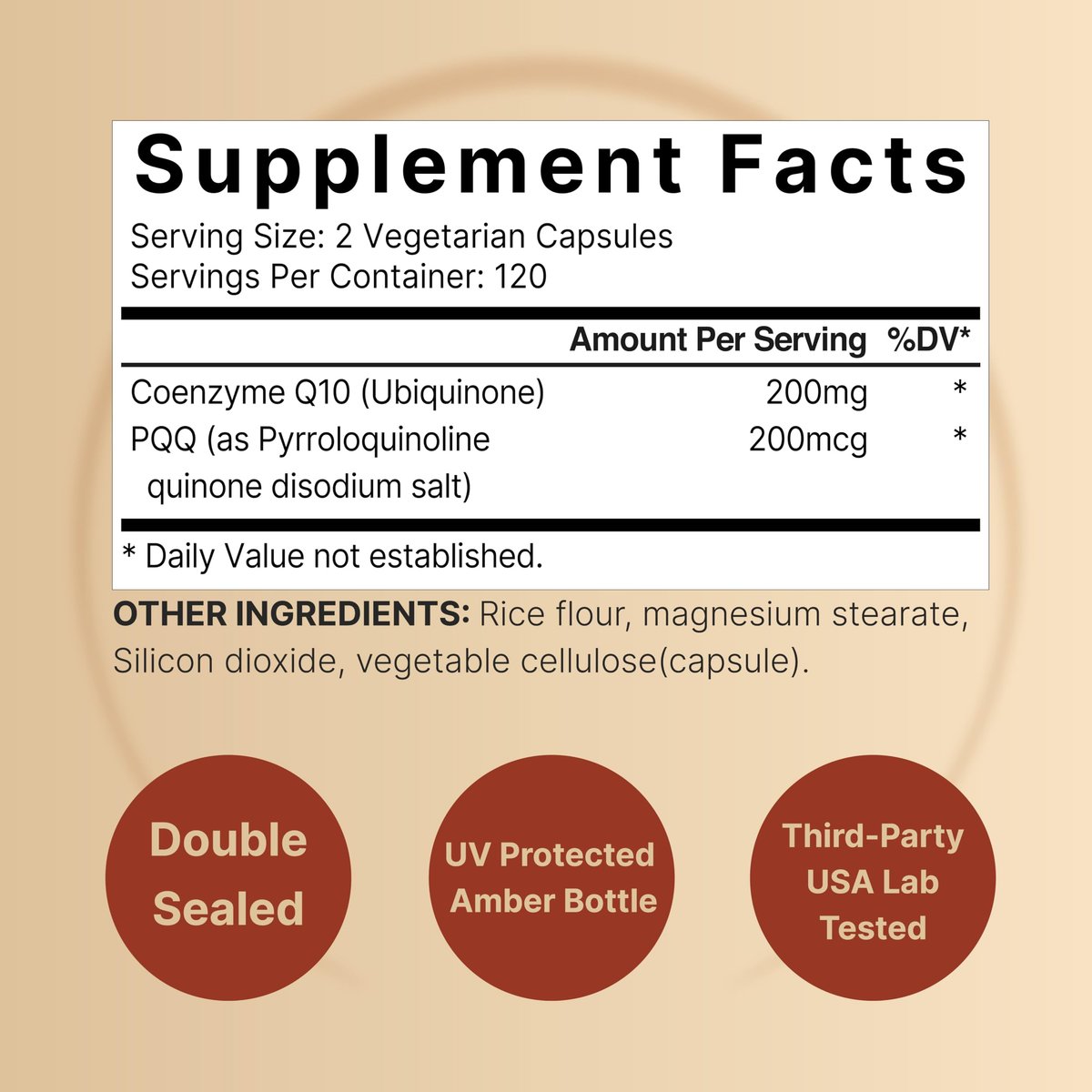 NatureBell CoQ10 200 mg mit PQQ, 240 vegane Kapseln – Stabile, hochabsorbierbare Form – Antioxidantien-Unterstützung für Herz und Energie – Hochdosiertes Coenzym Q10 Supplement