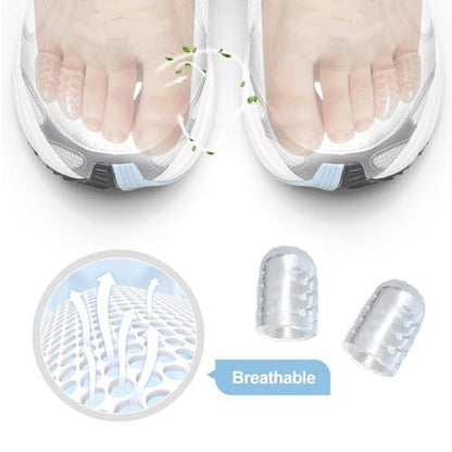 30-teiliges Silikon-Zehenschutz-Set – Atmungsaktive Gel-Zehenkappen gegen Hühneraugen, Blasen und Schmerzen für Männer und Frauen