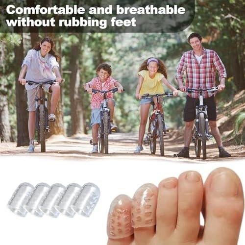 30-teiliges Silikon-Zehenschutz-Set – Atmungsaktive Gel-Zehenkappen gegen Hühneraugen, Blasen und Schmerzen für Männer und Frauen