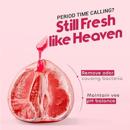 Muun Feminine Wipes Spülbar – 50 einzeln verpackte Intimtücher pH-ausgeglichen, Anti-Juckreiz, Deodorant, für persönliche Reinigung, für Intimbereich und Po