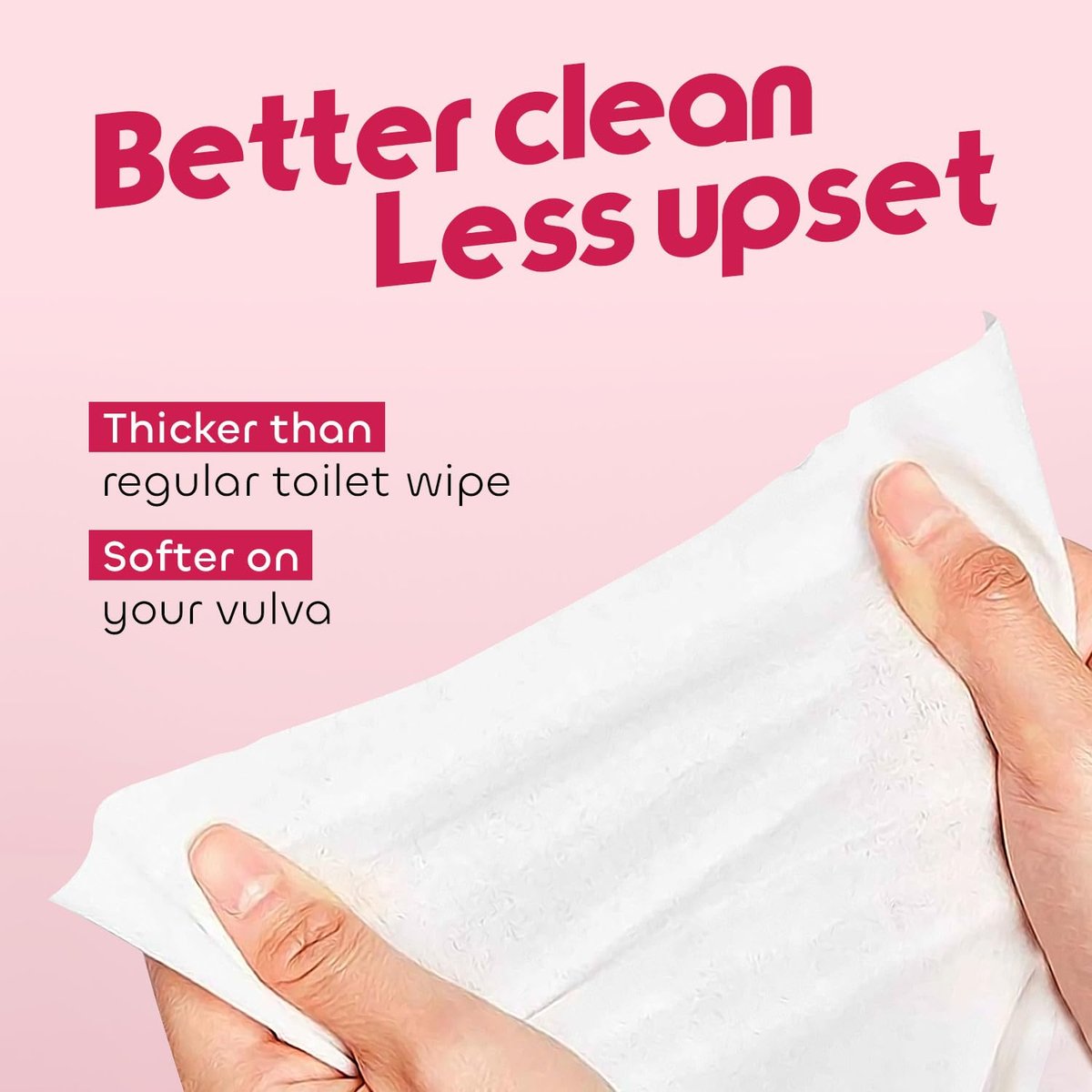 Muun Feminine Wipes Spülbar – 50 einzeln verpackte Intimtücher pH-ausgeglichen, Anti-Juckreiz, Deodorant, für persönliche Reinigung, für Intimbereich und Po