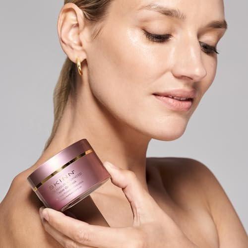 SKINN Neck Amour Leave-On Mask - Straffende Halscreme gegen Falten, für Männer und Frauen, 118 ml