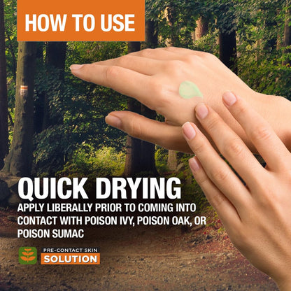 CoreTex Ivy X Pre-Contact Poison Ivy Hautschutzspray - 8oz Flasche mit Schutzlösung zur Vorbeugung von juckenden Ausschlägen - Wirkt auch gegen Gifteiche und Giftsumach - Schnelltrocknende & kreidefreie Formel