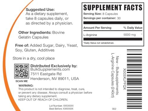 BulkSupplements.com L-Leucin Kapseln - Leucin Supplement, BCAA, 5000 mg pro Portion, Glutenfrei, 300 Kapseln (30 Tage Vorrat)