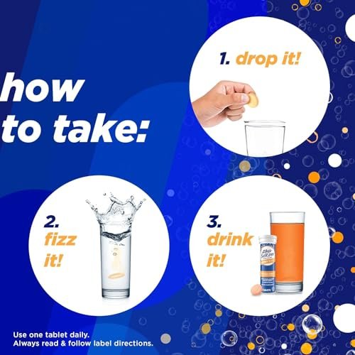 Alka-Seltzer Energy Boost: Koffein & Guarana, B-Vitamine, Unterstützt geistige Wachsamkeit und körperliche Energie, tägliches Energiepräparat, Brausetabletten, zuckerfrei, tropischer Punschgeschmack, 30 Stück