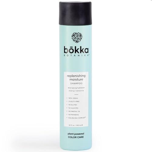 Bokka Botanika Plant Powered Color Care Replenishing Moisture Shampoo 10,1 oz / 300 ml – Feuchtigkeitsspendender Farbschutz-Shampoo