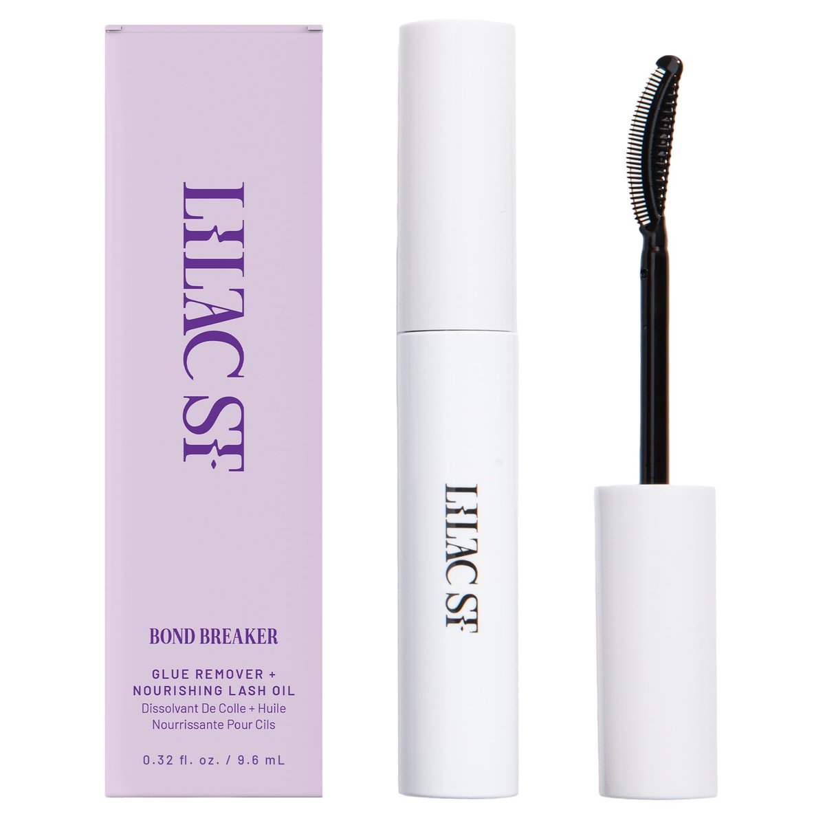 Lilac St. Bond Breaker Wimpernkleber-Entferner – Sanfter Lidstrich-Entferner für Wimpernsegmente mit Kollagen-Extrakt & pflegenden Ölen – Wasserfest, tierversuchsfrei, vegan, von Frauen gegründet – 0,32 fl oz