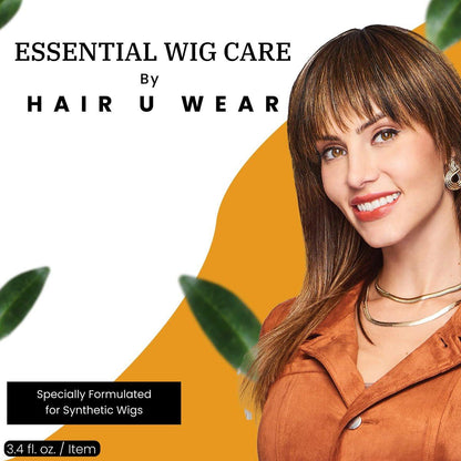 Shampoo & Conditioner Set mit Haarpflegespray - Pflege für synthetische Perücken, Haarteile & Extensions, 8 Fl Oz (Set)