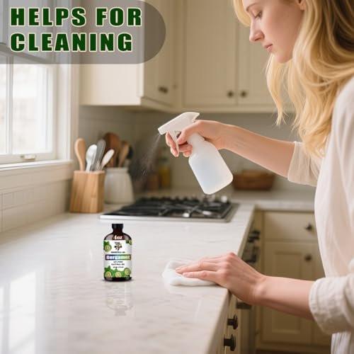 Bergamot Ätherisches Öl – Stimmungsaufhellendes Bergamotteöl für Diffuser, DIY-Kerzen, Seife, Luftbefeuchter, Zuhause, Geschenk – 120 ml (4 fl oz) – GV77ZF