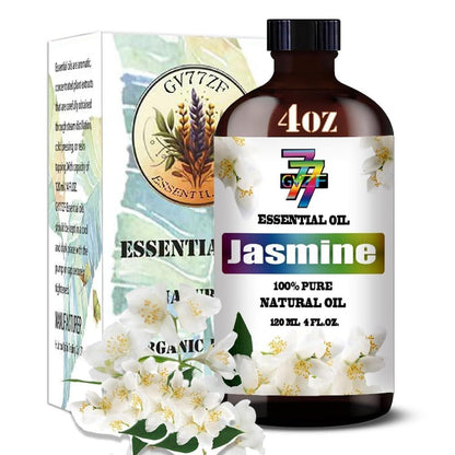 Jasmin ätherisches Öl – Jasmin Öl für Diffuser, DIY Kerzen, Seife, Luftbefeuchter, Schlafzimmer, Geschenk – Jasmin Duftöl 120 ml – GV77ZF