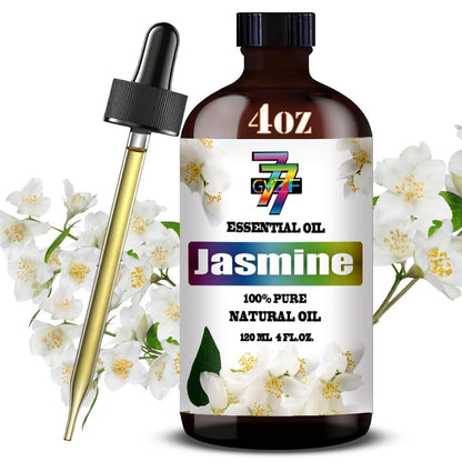 Jasmin ätherisches Öl – Jasmin Öl für Diffuser, DIY Kerzen, Seife, Luftbefeuchter, Schlafzimmer, Geschenk – Jasmin Duftöl 120 ml – GV77ZF