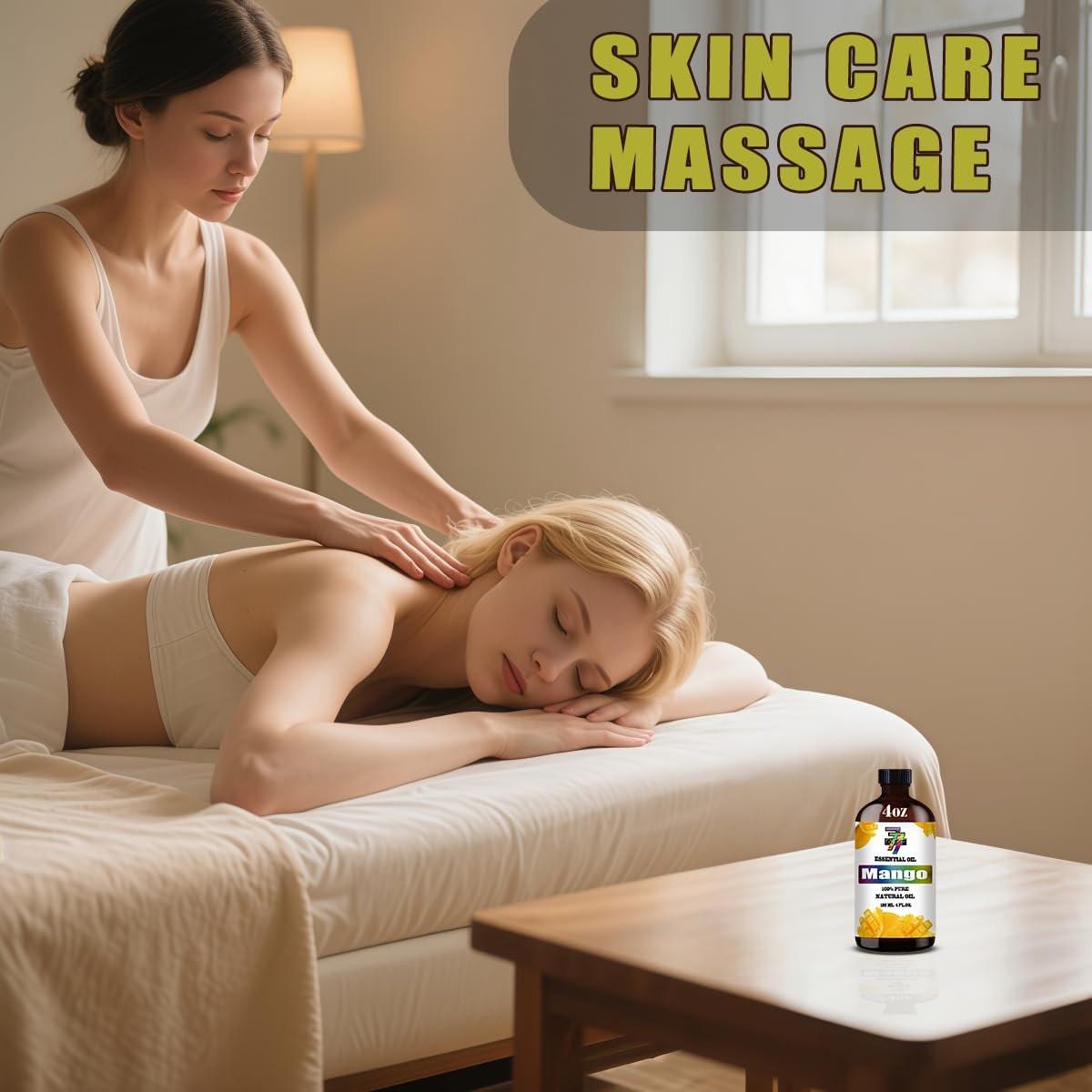 Mango Ätherisches Öl – Tropisches Mangoöl für Diffuser, DIY-Kerzen, Seife, Luftbefeuchter, Bad, Geschenk – 120 ml