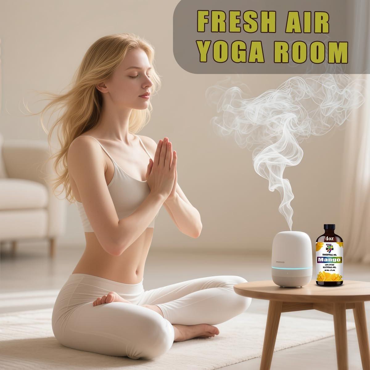 Mango Ätherisches Öl – Tropisches Mangoöl für Diffuser, DIY-Kerzen, Seife, Luftbefeuchter, Bad, Geschenk – 120 ml