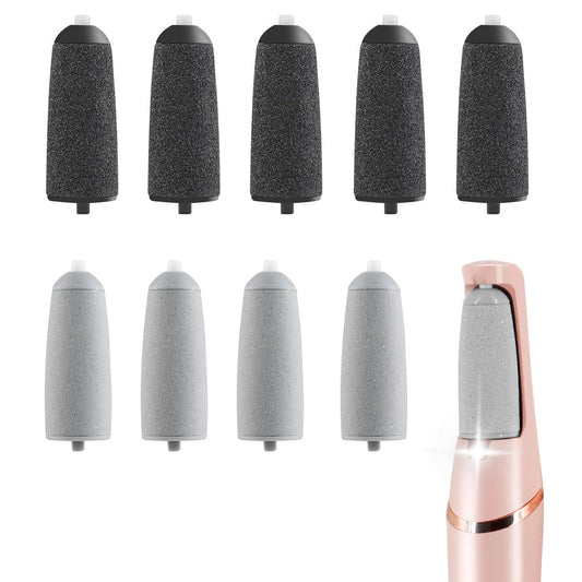9er-Pack Pediküre-Ersatzköpfe für Haootadiy Pedi – Elektrischer Fußfeilen-Aufsatz passend für Finishing Touch Pedi