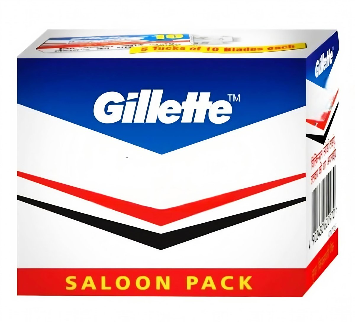 50 Gillette Saloon Doppelklingen-Rasierklingen