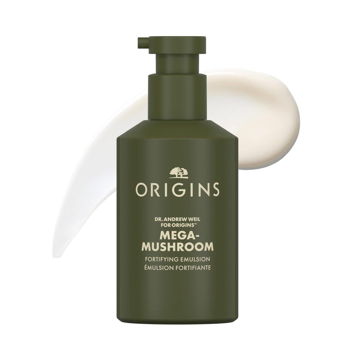 Origins Mega-Mushroom Leichte Feuchtigkeitscreme | Hydratisiert, reduziert Rötungen & stärkt die Haut | Mit Reishi-Pilz, 100 ml