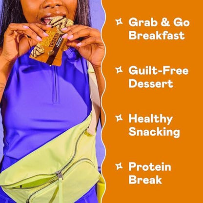 Magic Spoon Treats - 8 Glutenfreie Proteinriegel, Schokolade Erdnussbutter - High Protein Glutenfreier Snack - Zucker- & Getreidefreier Protein-Cerealienriegel - Low Carb & Keto-freundlich - Gesunde Snacks