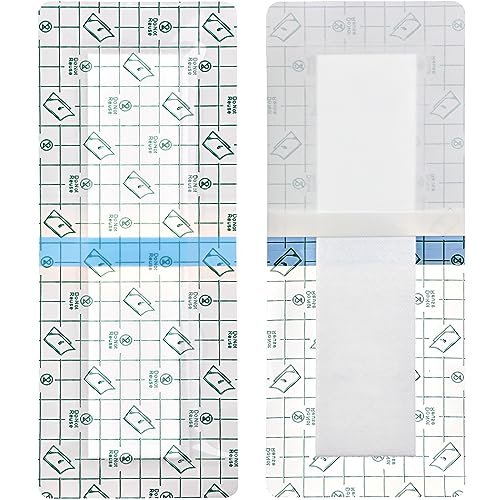 14-teiliges wasserdichtes Langpflaster 4"x12" für Knie- und Hüftoperationen, postoperative Wundversorgung, große Schnitte, selbstklebend, sicherer Halt