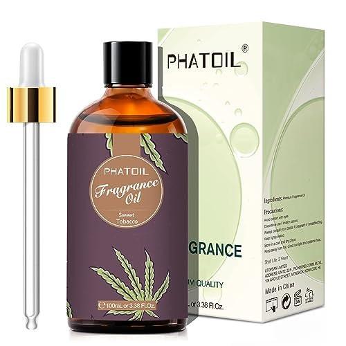 PHATOIL süßes Tabak Duftöl 100ml – Aromatherapie Öl für Diffuser, Kerzen- und Seifenherstellung