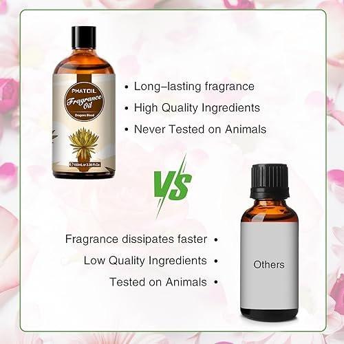PHATOIL Drachenblut Duftöl 100ml – 3,38 Fl Oz für Aromatherapie, Diffuser, DIY Kerzen & Seifenherstellung