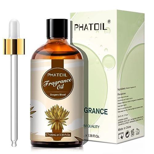 PHATOIL Drachenblut Duftöl 100ml – 3,38 Fl Oz für Aromatherapie, Diffuser, DIY Kerzen & Seifenherstellung