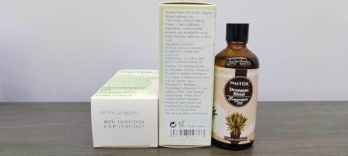 PHATOIL Drachenblut Duftöl 100ml – 3,38 Fl Oz für Aromatherapie, Diffuser, DIY Kerzen & Seifenherstellung