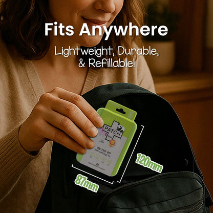 Patch Kids On-The-Go Natürliche Bambus-Pflaster für empfindliche Haut – 29 Stück, kleine Größe, hypoallergen, umweltfreundlich
