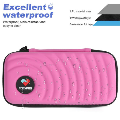 CDBXPRG Insulin-Kühler Reiseetui, Diabetiker Kühlpack-Organizer-Tasche mit 2 wiederverwendbaren Kühlakkus für Insulin-Pens und andere Medikamente, Pink