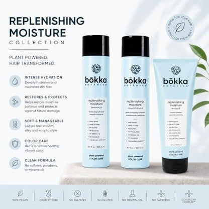 BOKKA BOTANIKA Plant Powered Color Care Replenishing Moisture Conditioner 10.1 oz / 300 ml
