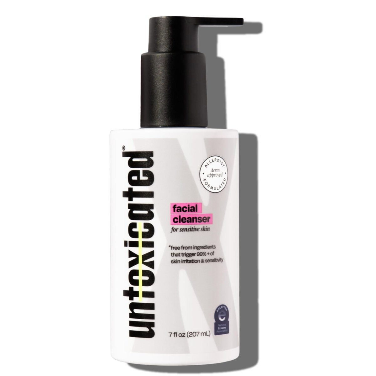 Untoxicated Gesichtsreiniger – Sanfte & feuchtigkeitsspendende Reinigung für empfindliche Haut – mit Ceramiden, Hyaluronsäure & Glycerin – ohne Reizstoffe – nicht schäumend – seifenfrei – duftstofffrei – 200 ml