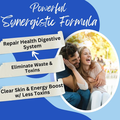 BioImmune Slimtox™ Organic 15-Tage-Darmreinigung & Detox für flachen Bauch, weniger Blähungen & Kilos mit Probiotika – Verstopfungslinderung – spült Giftstoffe aus, steigert Energie