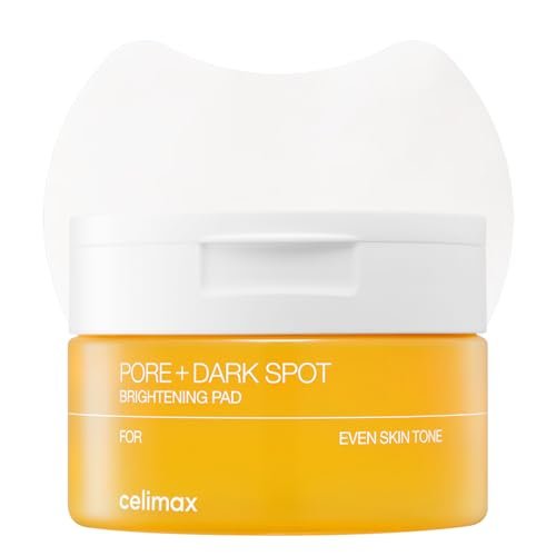 celimax Pore+Dark Spot Brightening Pad – Peeling-Pads für vergrößerte Poren mit Hyaluronsäure, Porenminimierer, nicht reizend, feuchtigkeitsspendend, für empfindliche Haut (40 Pads)