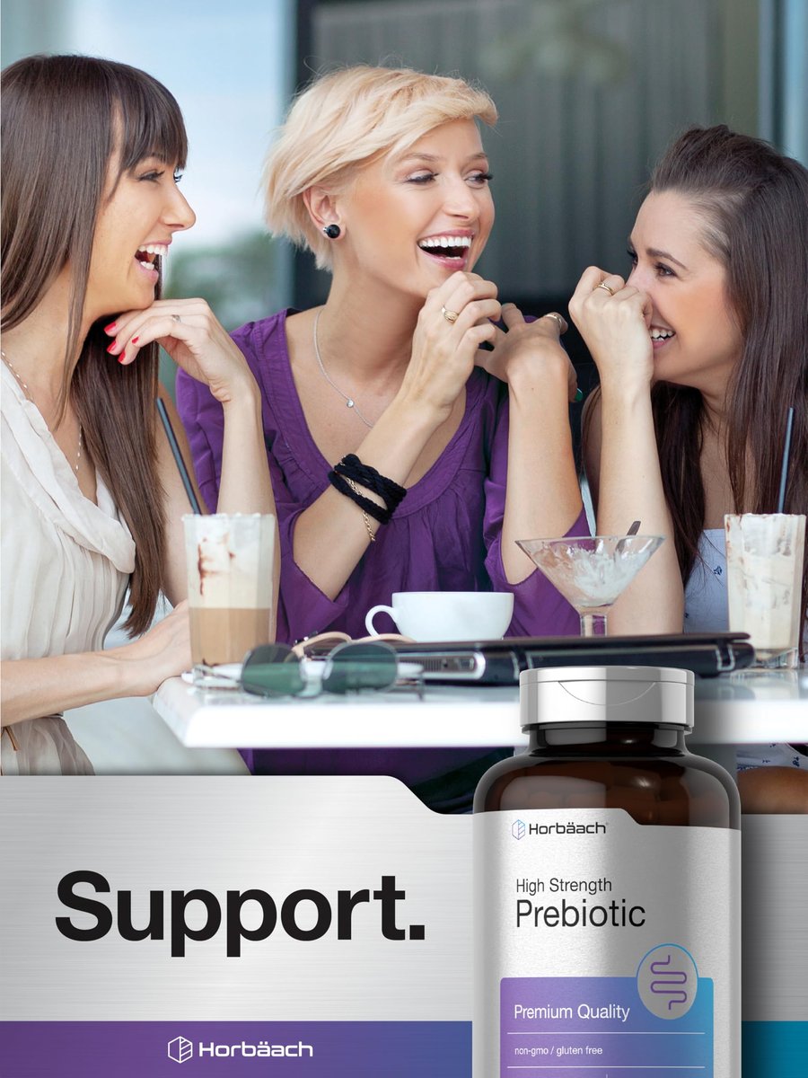 Horbäach Präbiotikum für Männer und Frauen | 120 Pulverkapseln | Hochdosiert & Premium Qualität | Non-GMO & Glutenfrei | Schnell freisetzende Kapseln