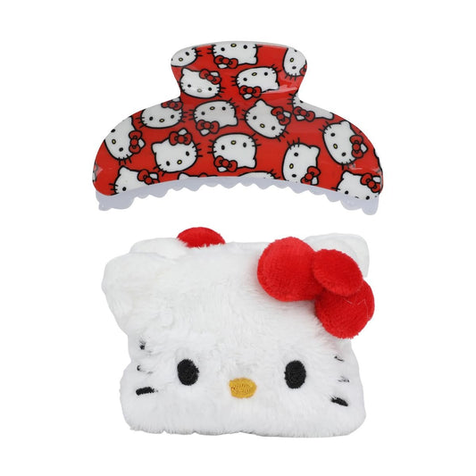 Hello Kitty 2er-Pack Haarclips für Frauen – bunte Kunststoff-Clips im Set
