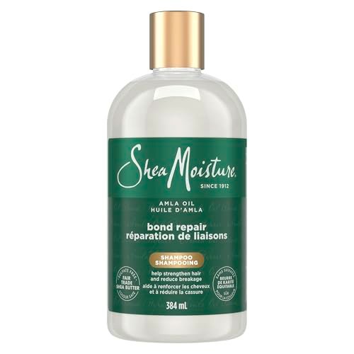 Shea Moisture Bond Repair Shampoo mit Amla-Öl – Tiefenreinigung und Reparatur der Haarbindungen mit Hydroplex-Technologie, 13 Fl Oz