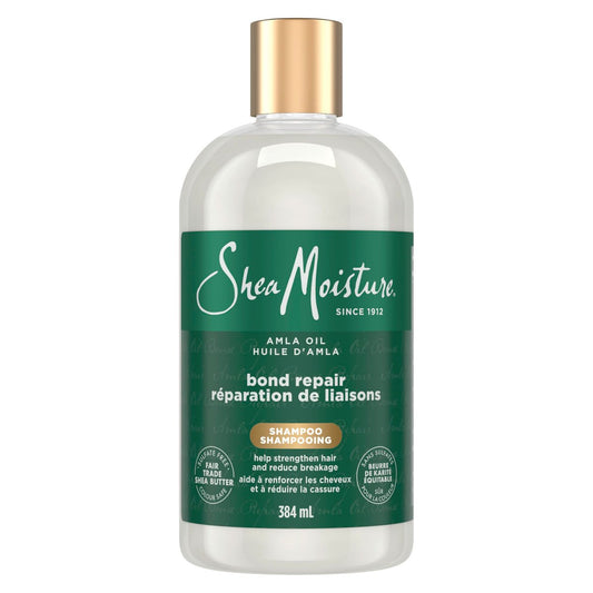 Shea Moisture Bond Repair Shampoo mit Amla-Öl – Tiefenreinigung und Reparatur der Haarbindungen mit Hydroplex-Technologie, 13 Fl Oz