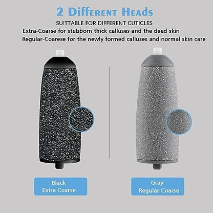 12er-Pack Ersatzrollen für Flawless Pedi – 6 extra grobe & 6 grobe Walzen, kompatibel mit Finish Touch Flawless Pedi Elektronikfeile