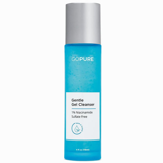 goPure Sanfter Gel-Reiniger – Vitamin C Reinigungsgel für strahlende Haut, sanfte Reinigung, für alle Hauttypen – 118 ml