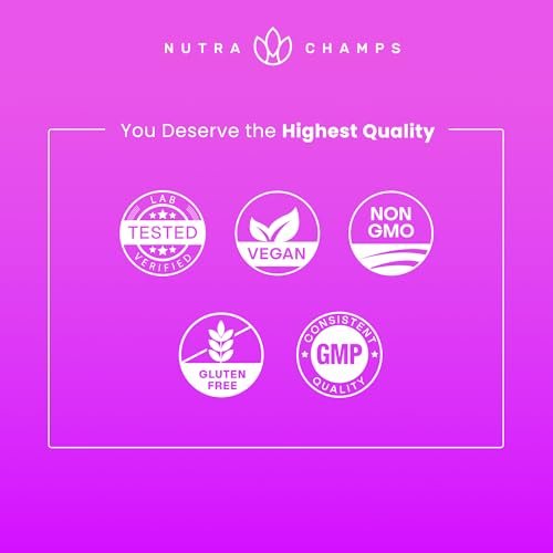 NutraChamps Zuckerfreie Biotin Gummies 10000mcg [Hochdosiert] - Gesunde Haare, Haut & Nägel für Frauen, Männer & Kinder - 5000mcg pro Gummibärchen - Vegan, Nicht-GVO, Haargesundheits-Vitamine - Himbeere